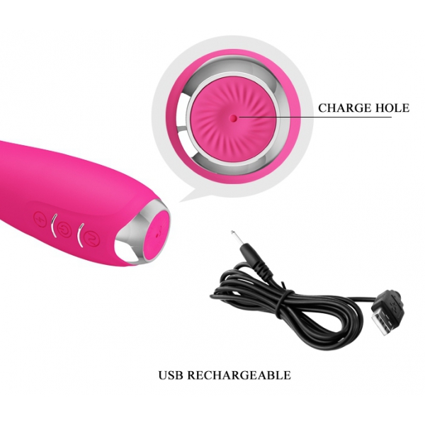 Vibro Electro Hector Mooie Liefde 19,5 x 3,2 cm Roze