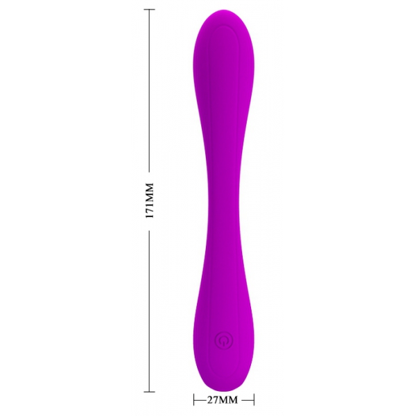 Yedda Mooie Liefde Zachte Vibrator 17 x 2,7 cm Paars