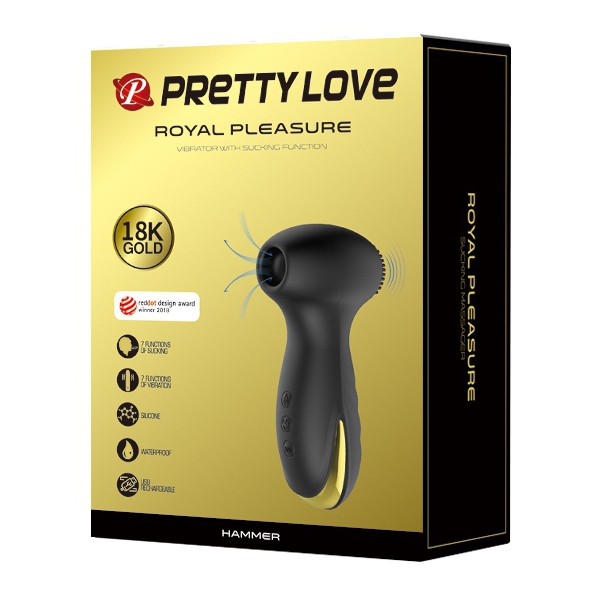 Hammer Royal Pleasure Pretty Love Estimulador de Clítoris Negro