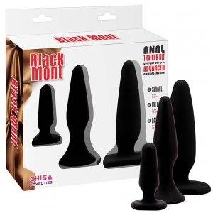 BlackMont Kit di tappi in silicone Mont nero x3