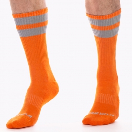 Barcode Berlin Gymnastik-Socken Orange-Grau