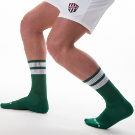 Gymnastik-Socken Grün-Weiß