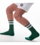 Chaussettes Gym Socks Vert-Blanc