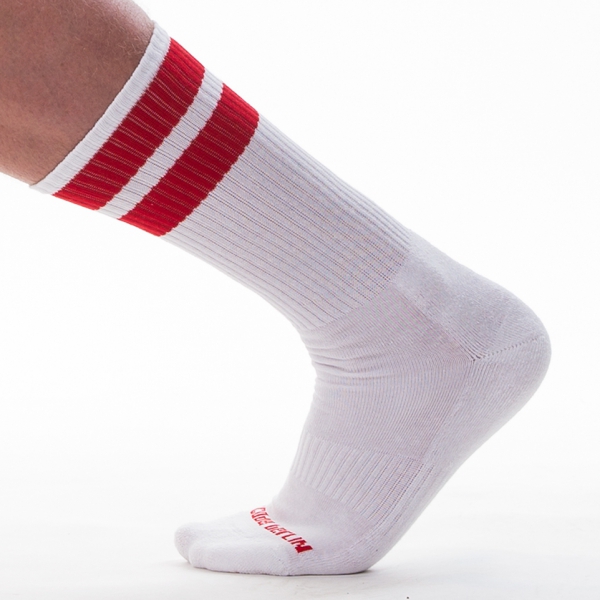 Gym Socks Socken Weiß-Rot