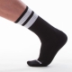 Calcetines de gimnasia negro-blanco