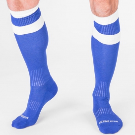 Barcode Berlin Voetbalsokken Blauw-Wit