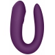 Estimulador de Dupla Alegria Conectado Púrpura
