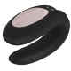 Double Joy Satisfyer Connected Stimulator Black