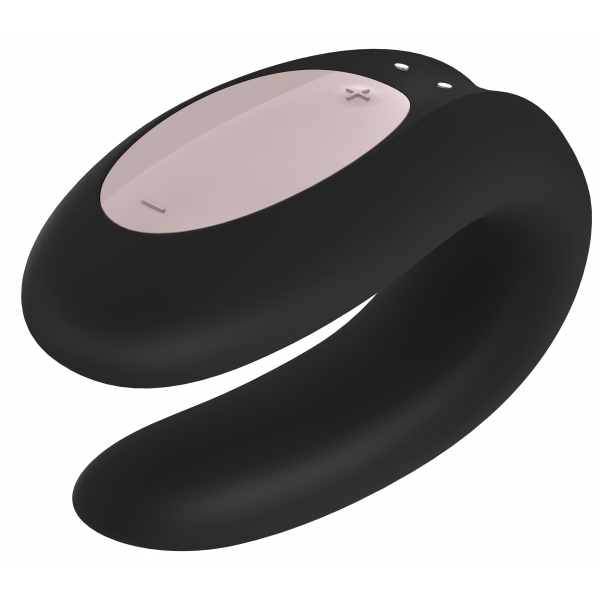 Double Joy Satisfyer Connected Stimulator Zwart