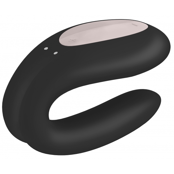 Double Joy Satisfyer Connected Stimulator Zwart