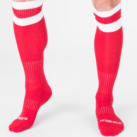 Soccer Socks Red-White