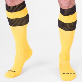 Calcetines de fútbol amarillo-negro