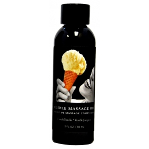 Earthly Body Olio da massaggio alla vaniglia commestibile 60ml