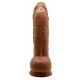 Angelo dildo realista 15 x 4 cm Castanho