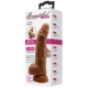 Angelo dildo realista 15 x 4 cm Castanho