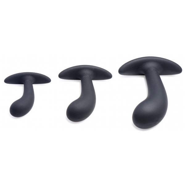 Confezione da 3 plugs Trainer in silicone Dark Delights