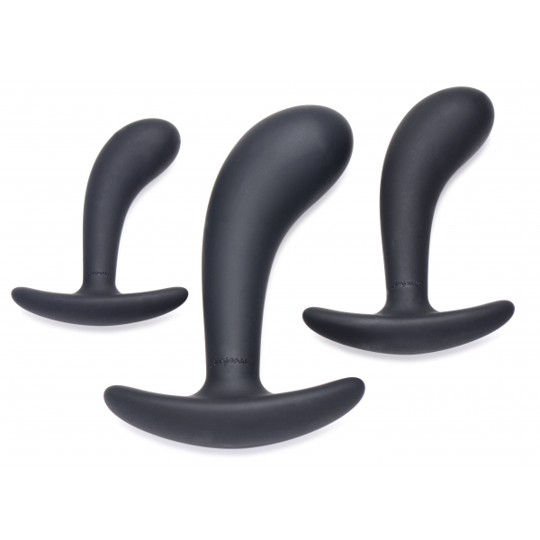 Confezione da 3 plugs Trainer in silicone Dark Delights