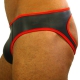 Neoprene Jockstrap Black-Red