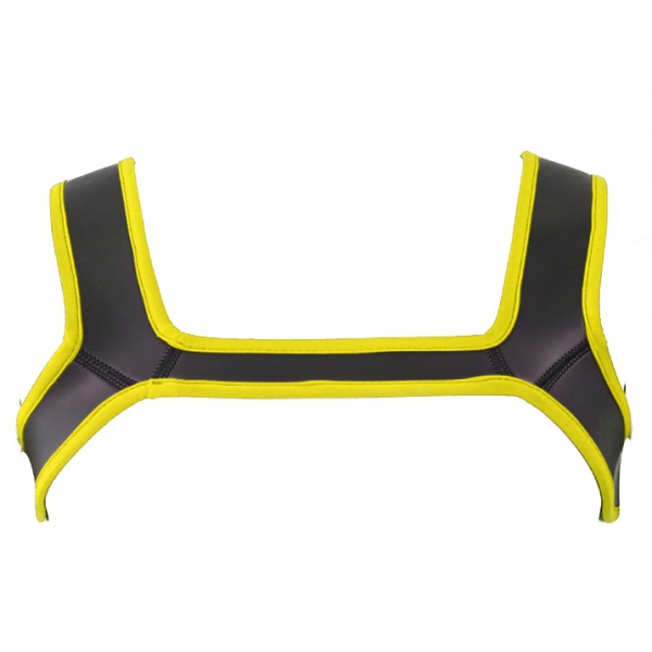 Arnês de Neoprene Preto-amarelo