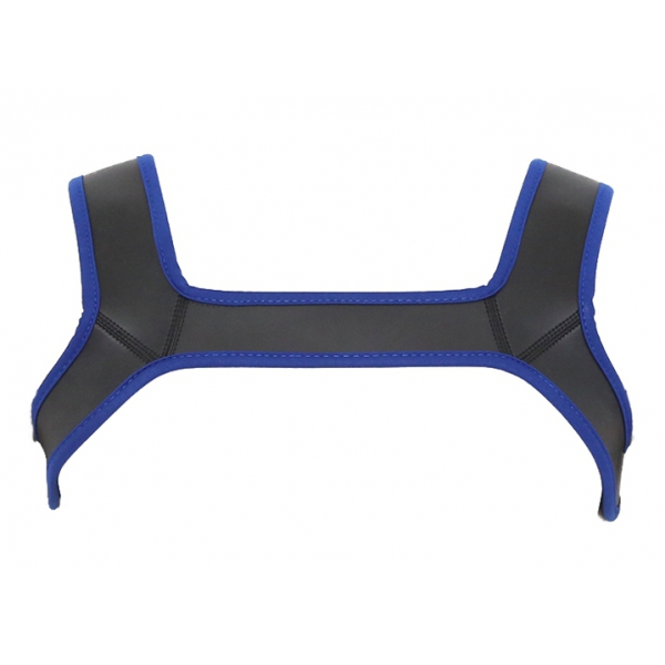 Imbracatura in neoprene nero-blu