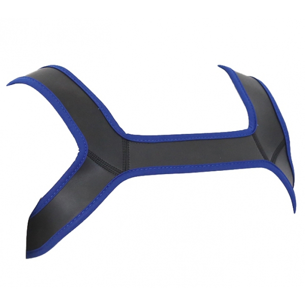 Imbracatura in neoprene nero-blu