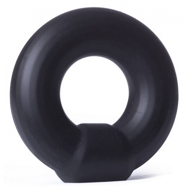 Manopola del cockring in silicone nero