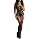 Combi Combi Negro de Renda Sexy Suspender