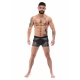Sexy boxer shorts FERRO CLAD Black-Silver