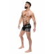 Sexy boxer shorts FERRO CLAD Black-Silver