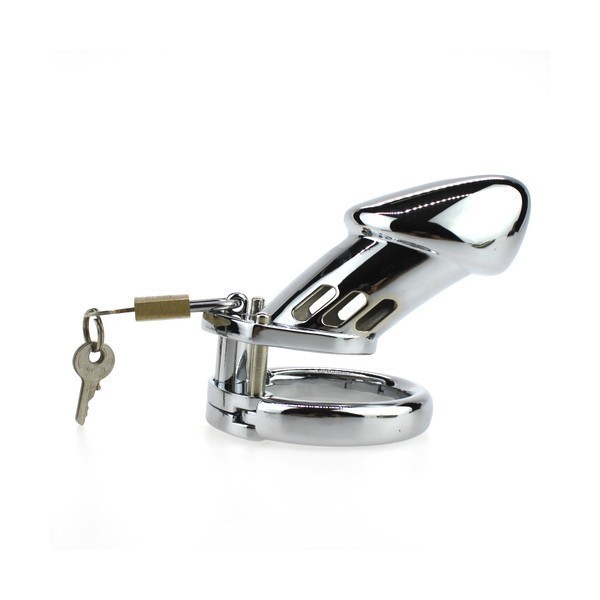 Steel Male Padlock CB6000 Chastity Cage Device -