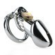 STEEL PADLOCK chastity cage 12 x 3.5cm