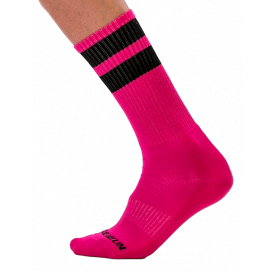Barcode Berlin Chaussettes Gym Socks Rose-Noir