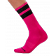 Calcetines de gimnasia rosa-negro