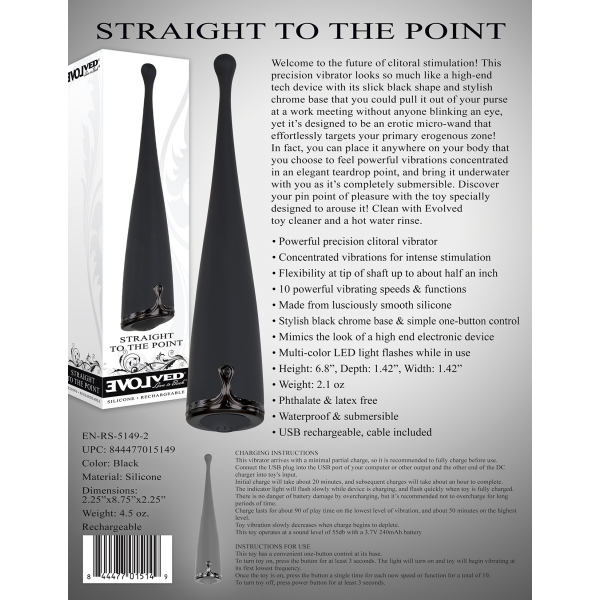 Straight to the Point Clitoris Stimulator 17cm