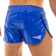 Blue Viral Vinyl Shorts