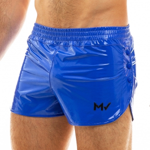 Modus Vivendi Blue Viral Vinyl Shorts