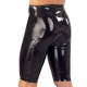 Short Cycliste en latex avec gaine de pénis