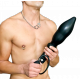 Consolador inflable anal con mango Total 19 x 5 cm