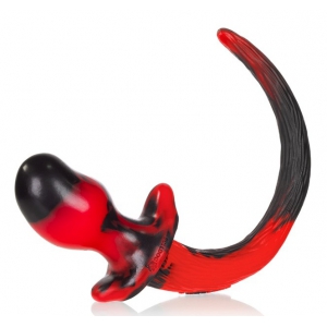 Oxballs Spina per coda di cane a spirale 8,5 x 4,4 cm rosso