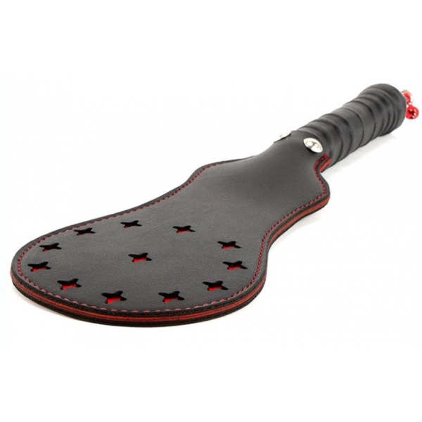 Paddle in imitation Star black-red 35cm