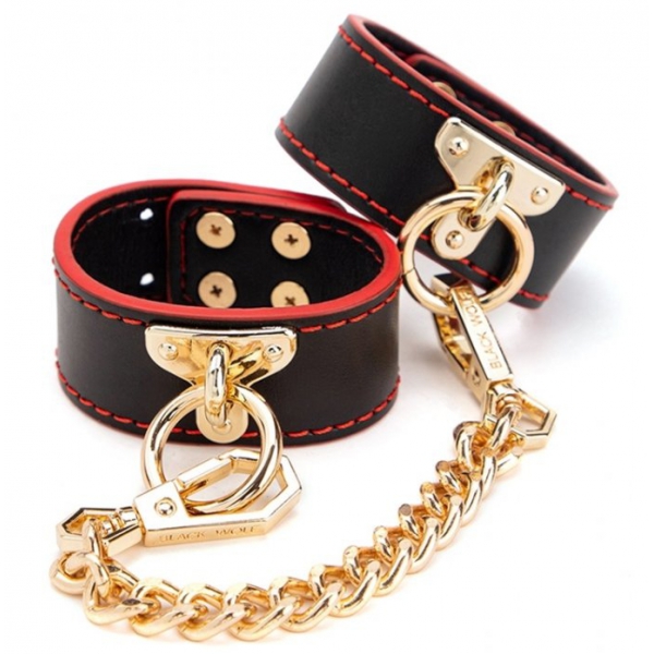 Maestro Black and Red imitation handcuffs