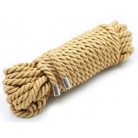 Cotton rope golden 5m