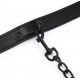 Ball Top Collar and Leash Black