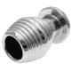 Plug Tunnel Metal Thread Hollow M 6.5 x 4.5 cm