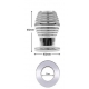 Draad Holle M Metalen Tunnelplug 6,5 x 4,5 cm