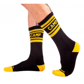 Barcode Berlin Camp Socks Black-Yellow