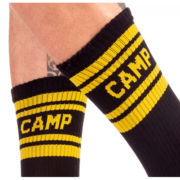 Camp Socks Black-Yellow