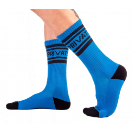 Barcode Berlin Chaussettes Camp Socks Private Bleues