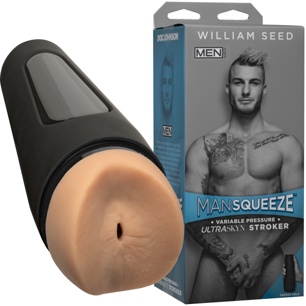 Realistischer Masturbator Man Squeeze William Seed