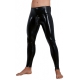 Latex legging with penis sheath